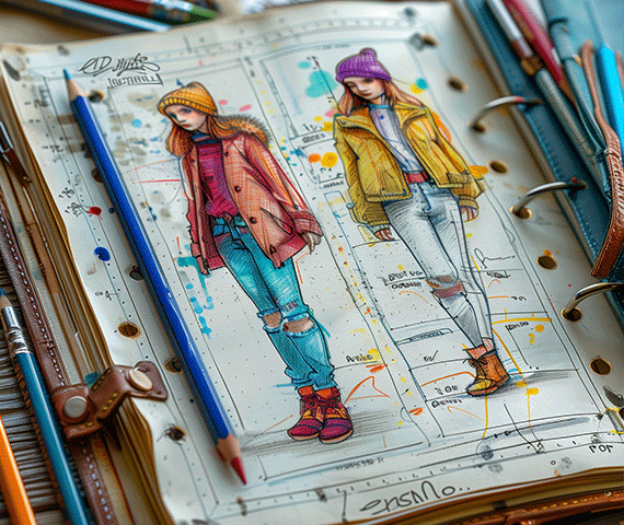 فاشون وتصميم أزياء مستوى أول